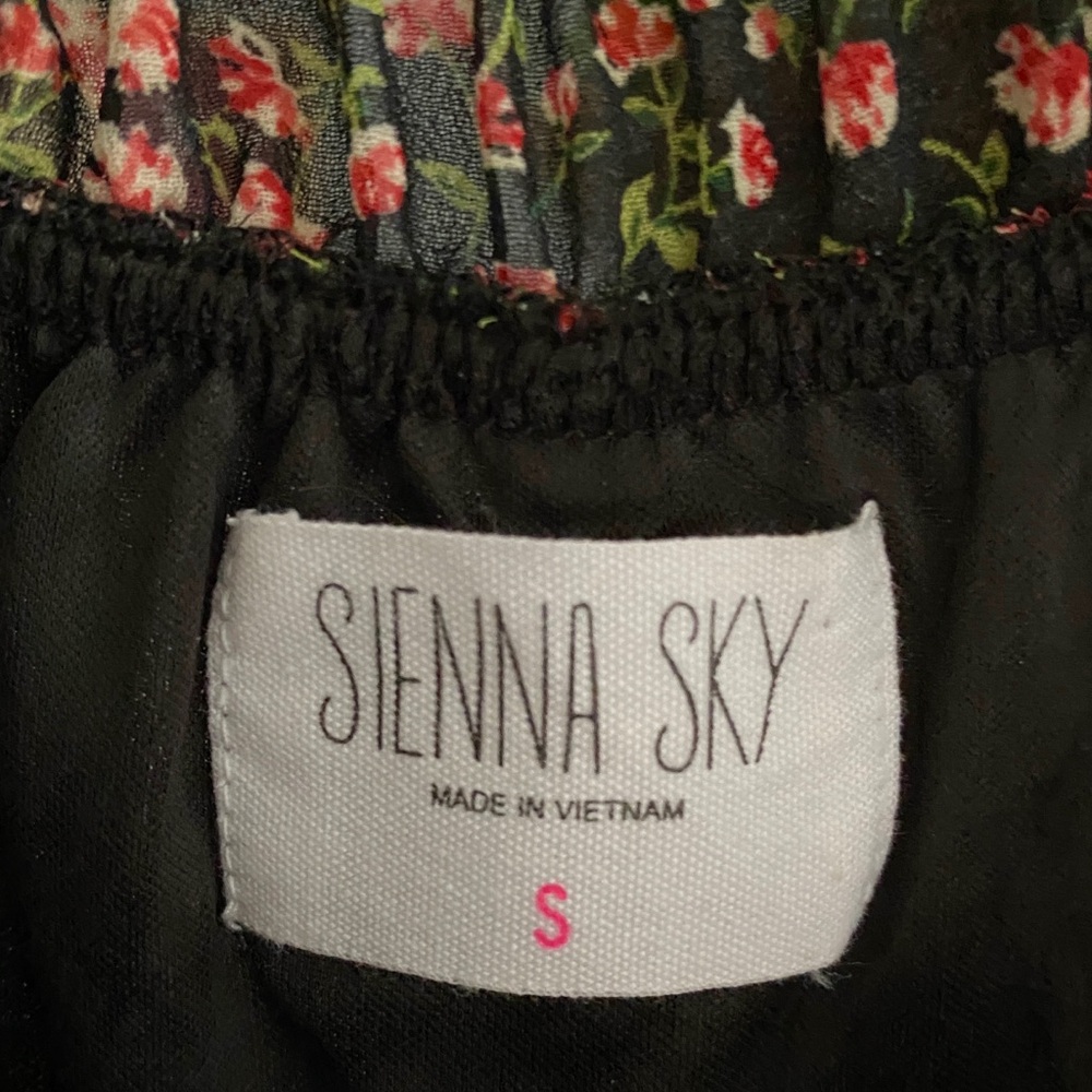 Sienna Sky Black Floral Midi Dress - Picture 7 of 7